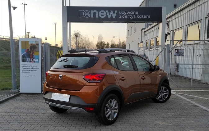 Dacia Sandero Stepway cena 68500 przebieg: 8567, rok produkcji 2022 z Barcin małe 56
